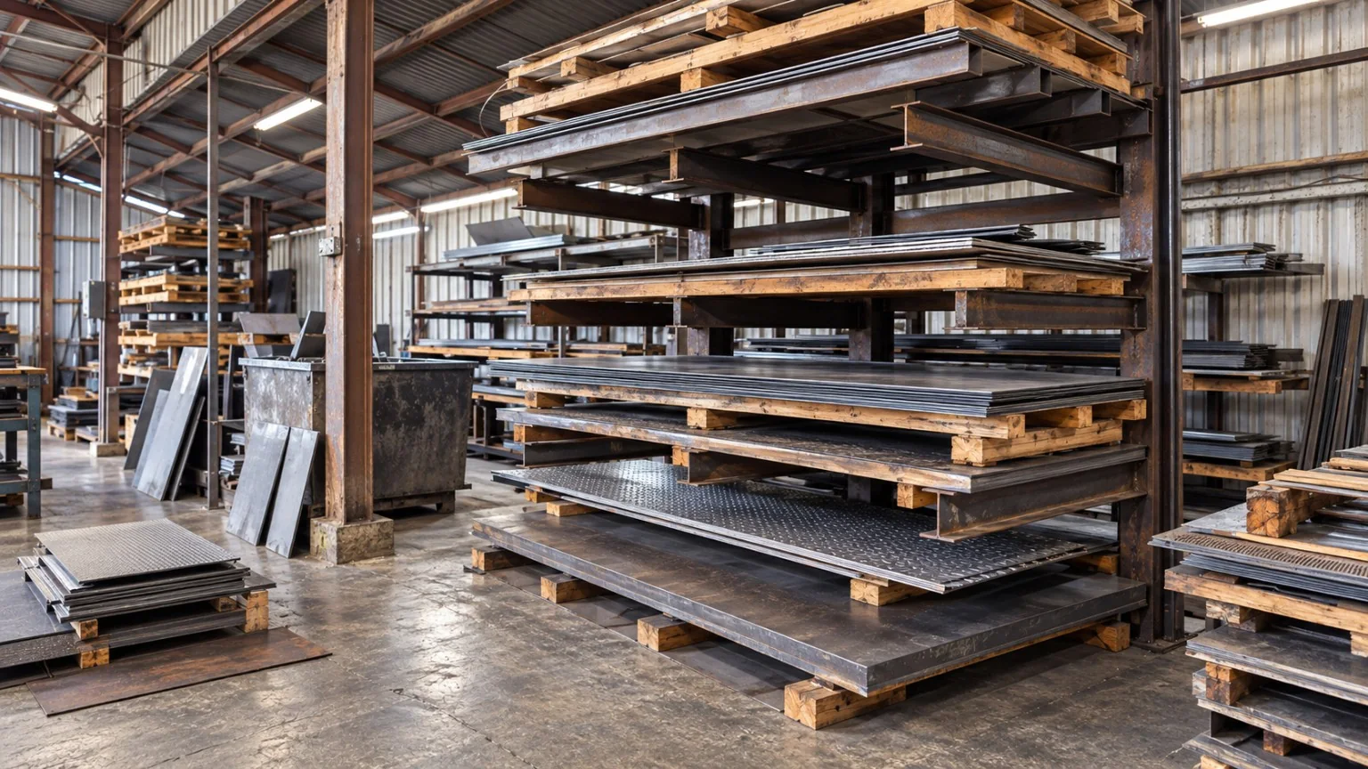 Steel sheet and plate inventory